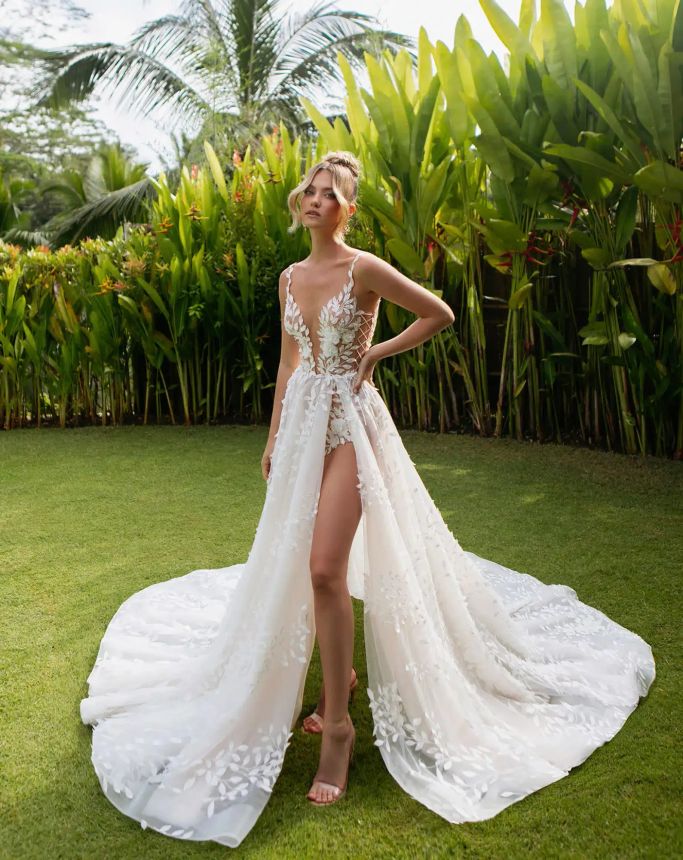 Luxus Brautkleid mit Body