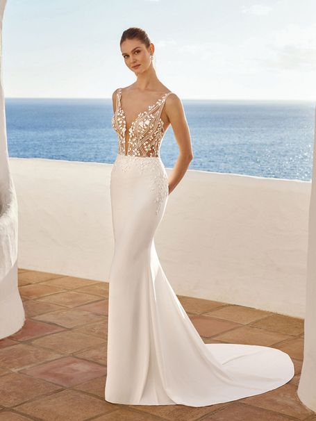 Fit and Flare Brautkleid