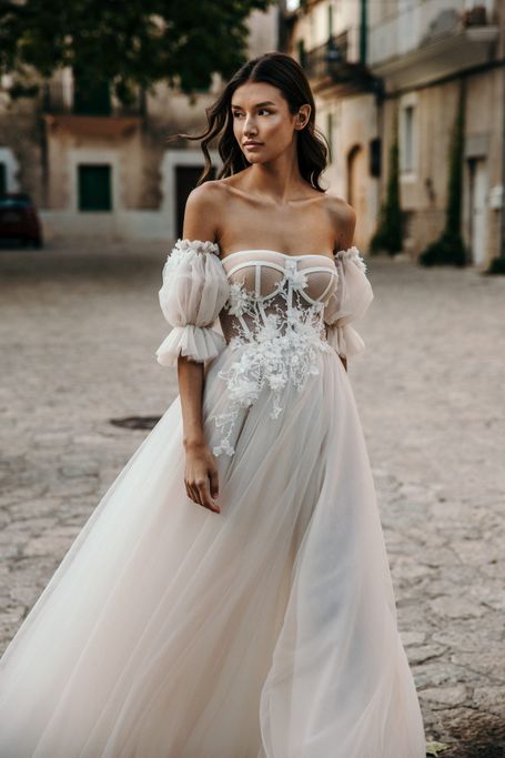 Sexy Brautkleid im Lingerie Look