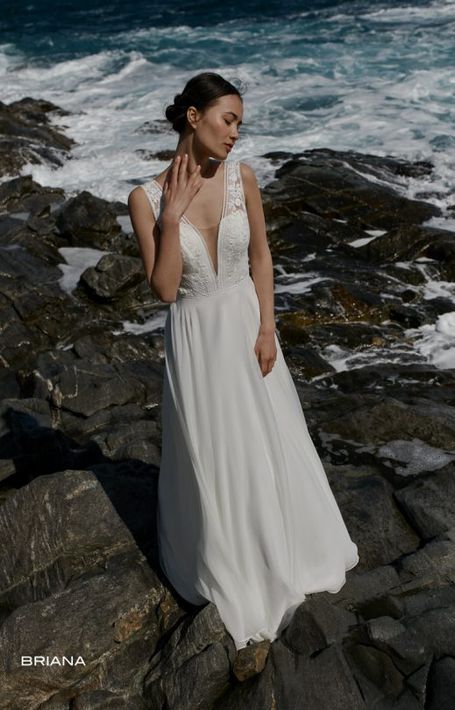 Luftiges Brautkleid